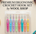 Comfort Grip Crochet Hook Set – 8 Pieces