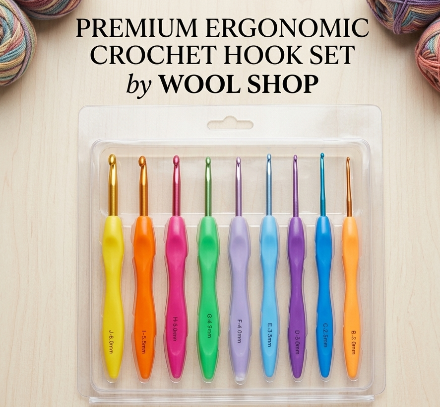 Premium Ergonomic Crochet Hook