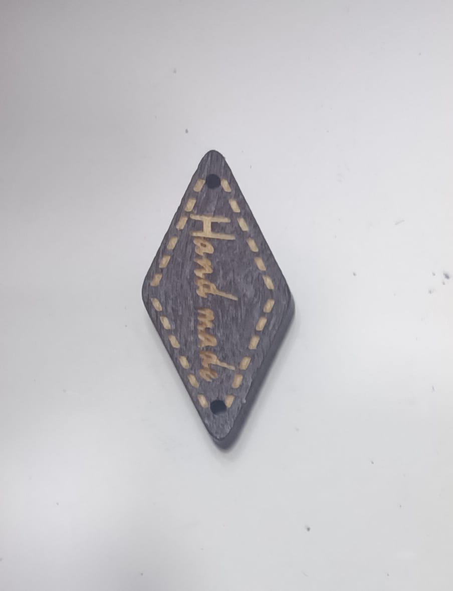 Hand Made tag ( Wooden )