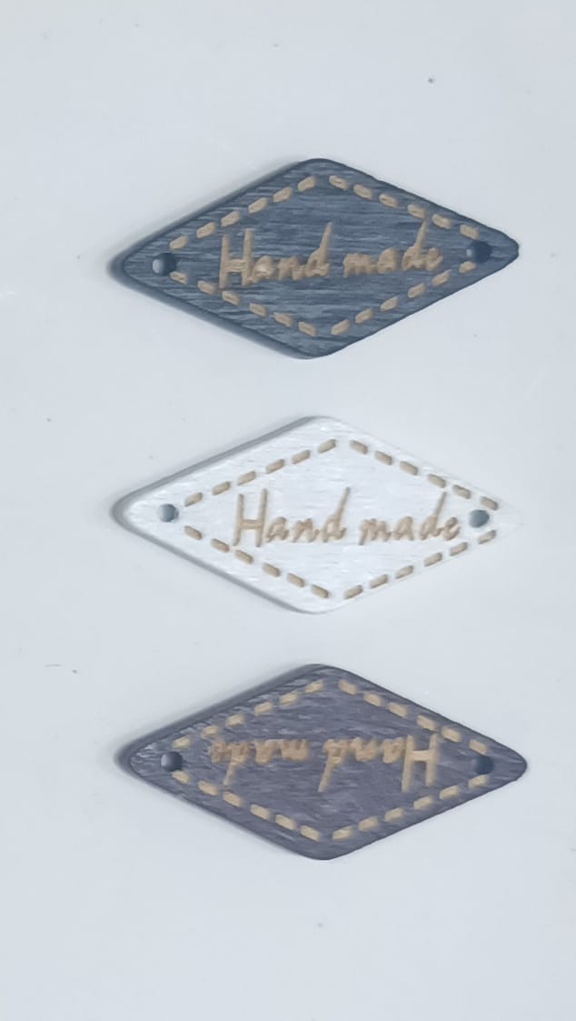 Hand Made tag ( Wooden )