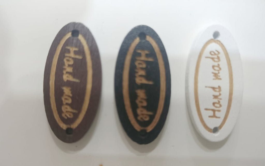 Hand Made tag ( Wooden )