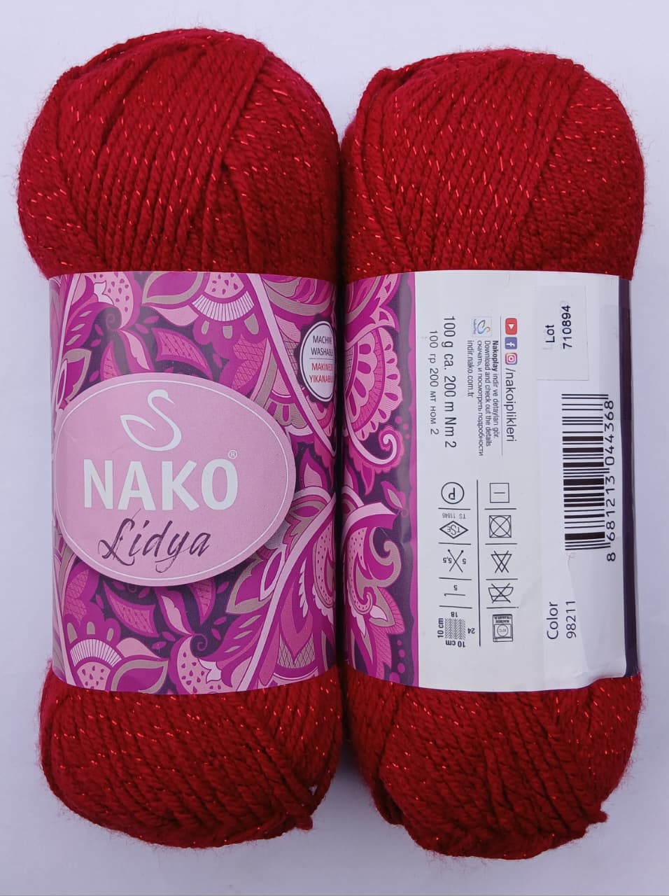 🧶 Nako Lidya Yarn – Soft & Durable Classic Wool