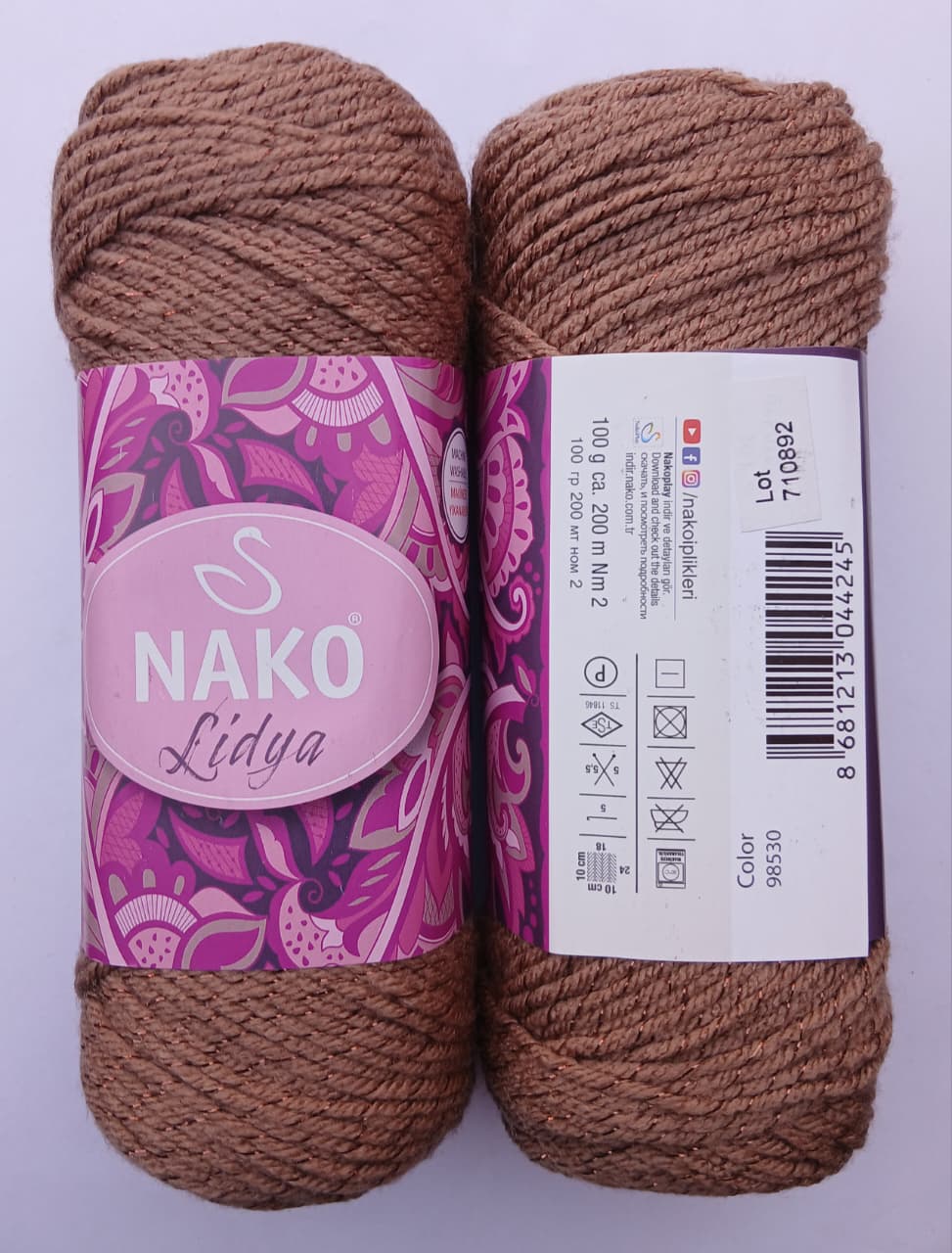🧶 Nako Lidya Yarn – Soft & Durable Classic Wool