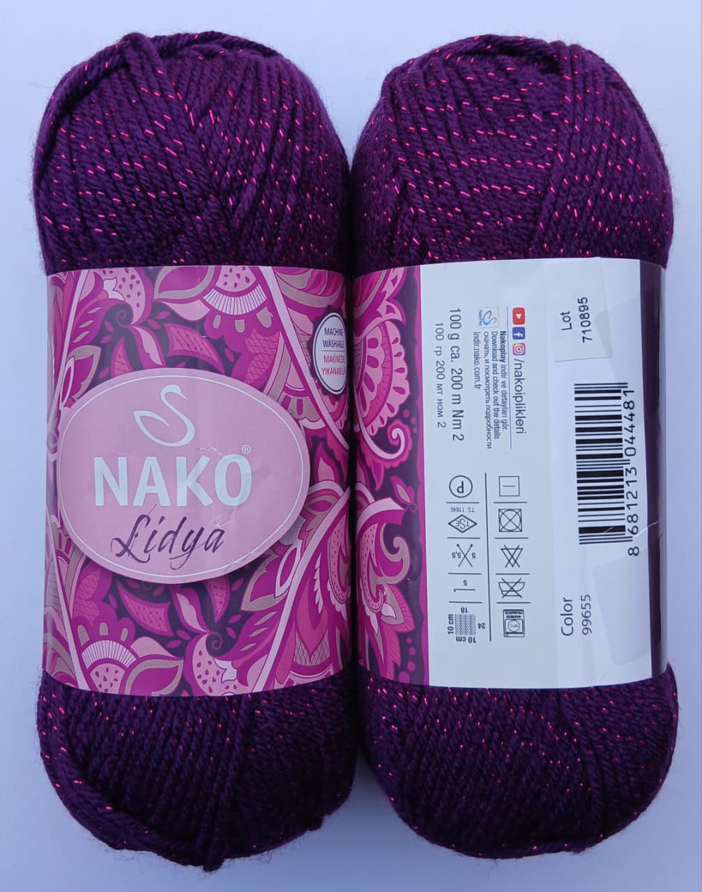 🧶 Nako Lidya Yarn – Soft & Durable Classic Wool