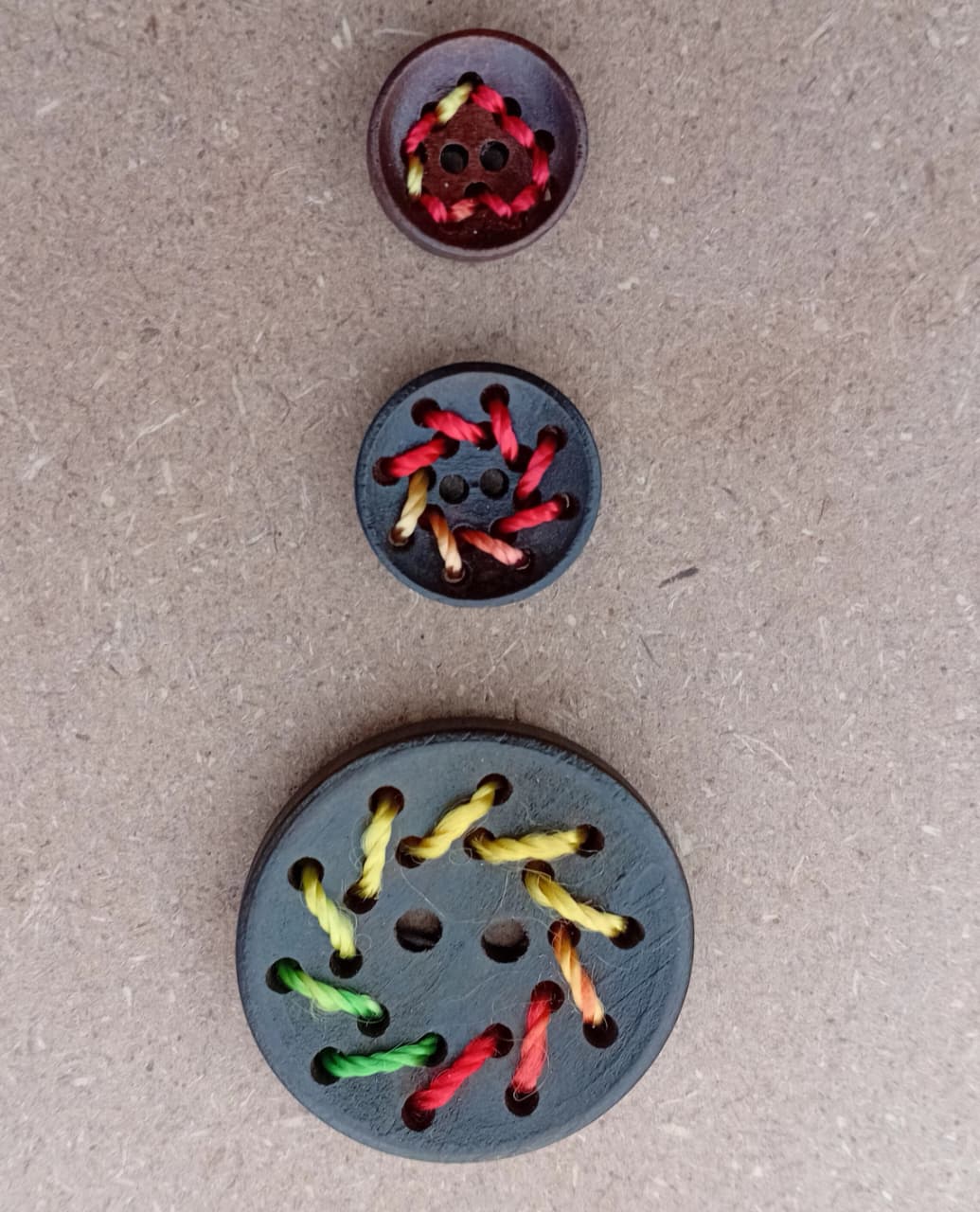 Heritage Woven Wooden Buttons