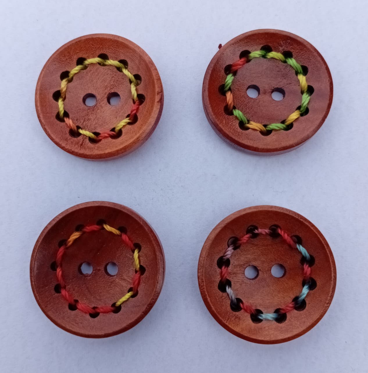Heritage Woven Wooden Buttons
