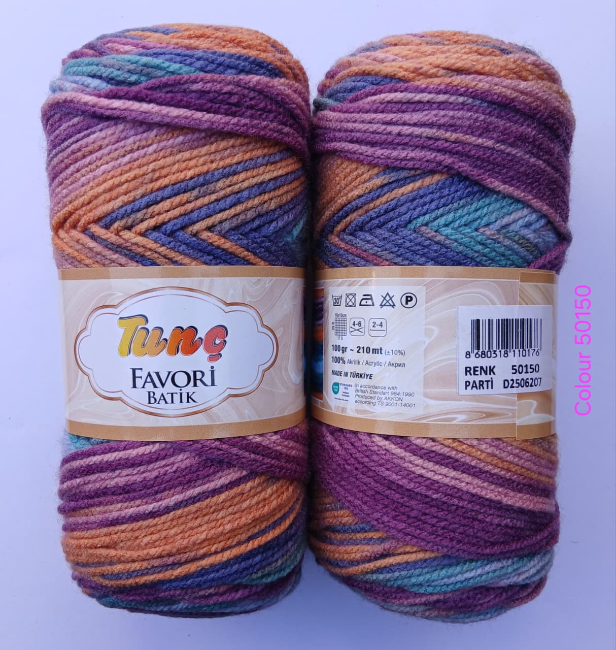 Tunc Favori Batik Yarn 50150