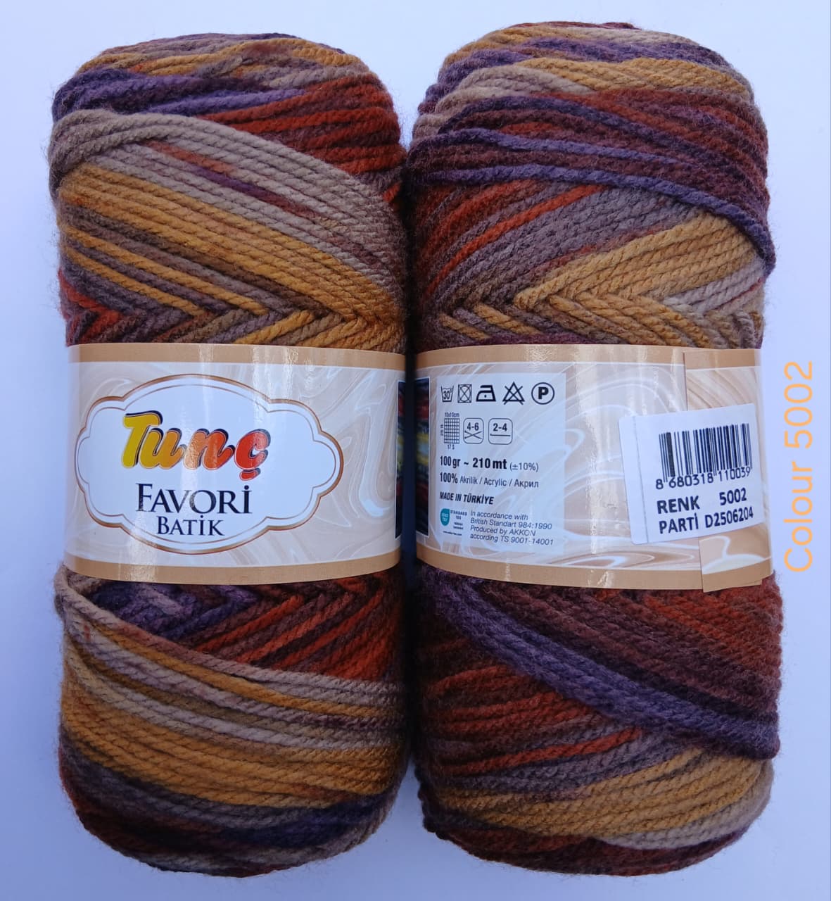 Tunc Favori Batik Yarn 5002