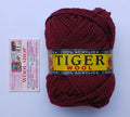 Tiger Exclusive Yarn 750 – 5 Ball Value Pack | Premium Soft Knitting Yarn | Dark Maroon