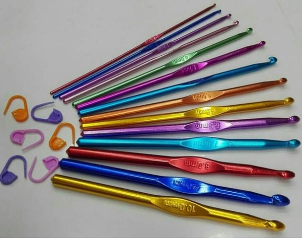 crochet needle ( 2 mm - 10 mm )