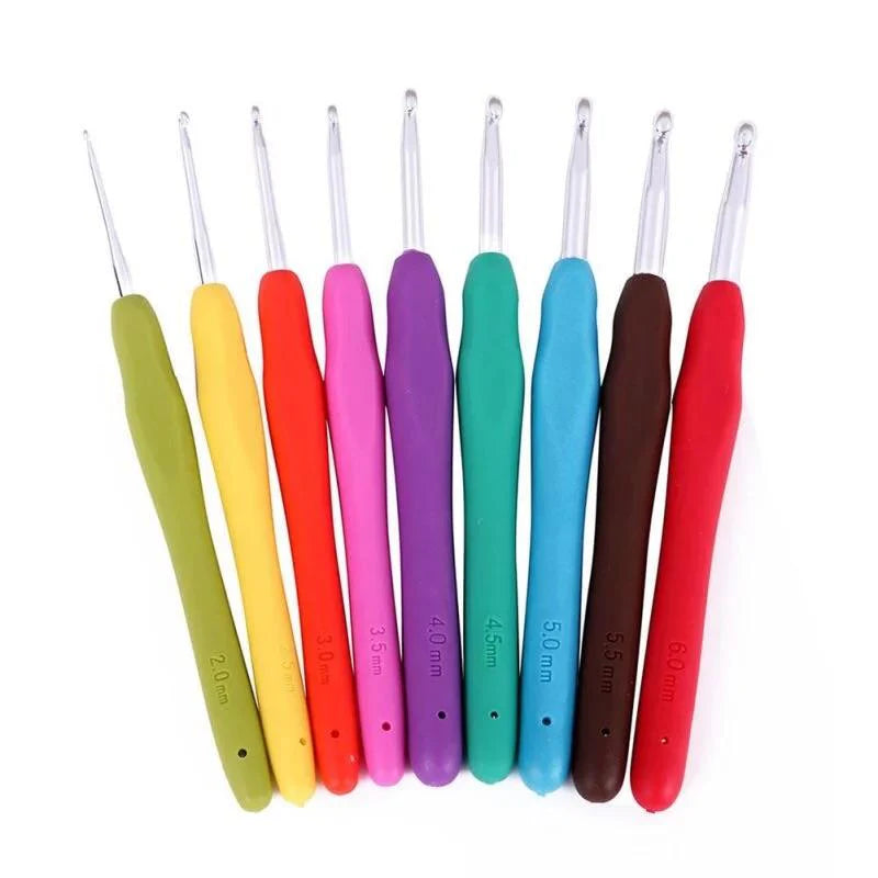 Crochet Hooks ( 2 mm - 10 mm ) WithGrip