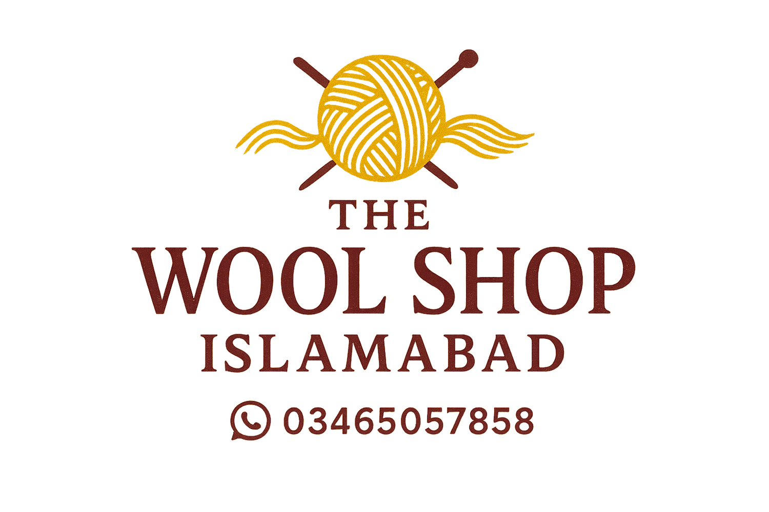 Make Logo For Wool Shop Islamabad Also Add Whatsapp number 03465057858