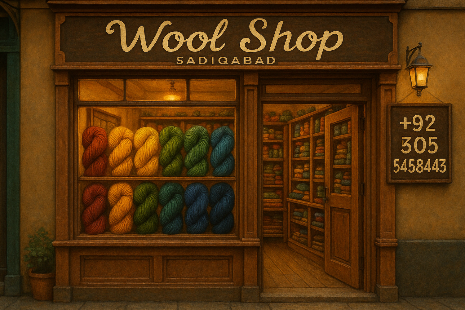 Yarn Store In Sadiqbad name Wool Shop Contact no +92 305 5458443