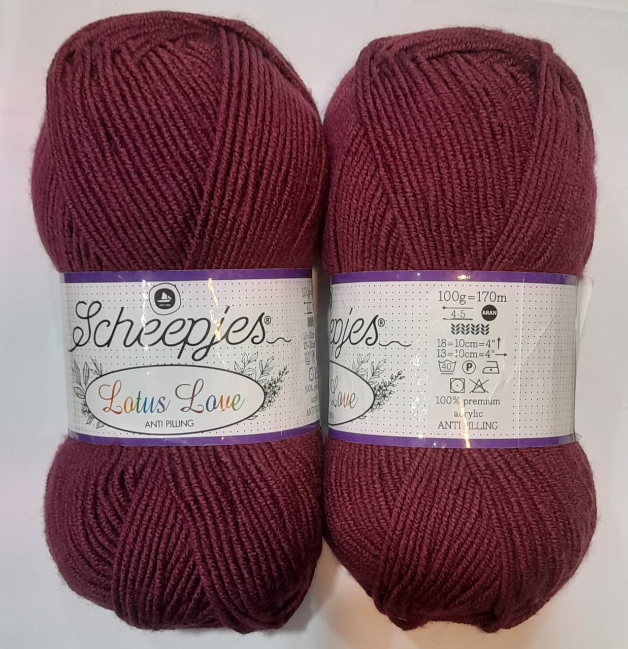Scheepjes Turkish Yarn | Dark Maroon 014