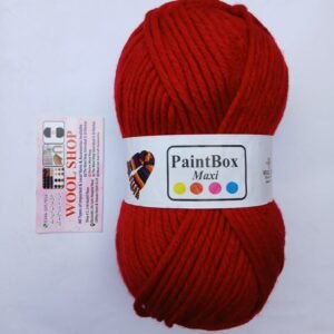 Paintbox Maxi Yarn – Premium Acrylic Yarn | Dark Red