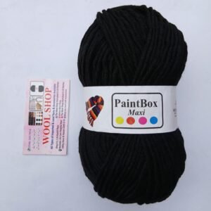 Paintbox Maxi Yarn – Premium Acrylic Yarn | Black