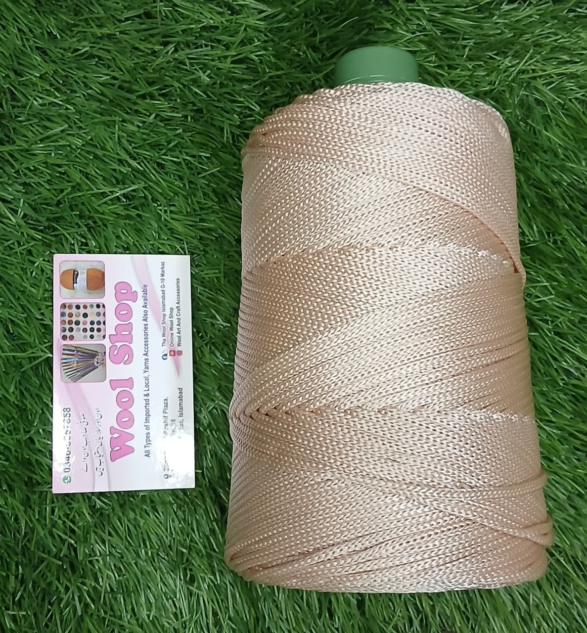 Premium Shiny Macrame Thread – 250g Cone