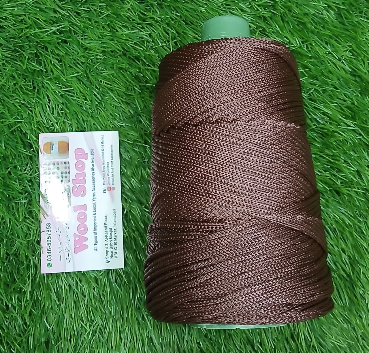 Premium Shiny Macrame Thread – 250g Cone