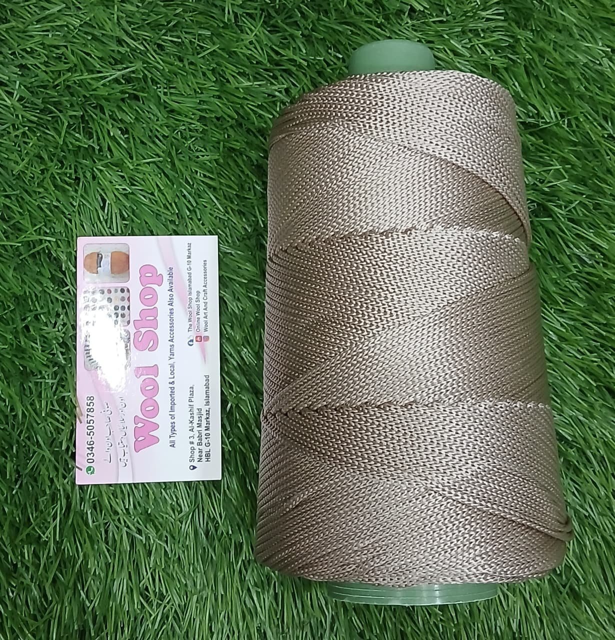 Premium Shiny Macrame Thread – 250g Cone