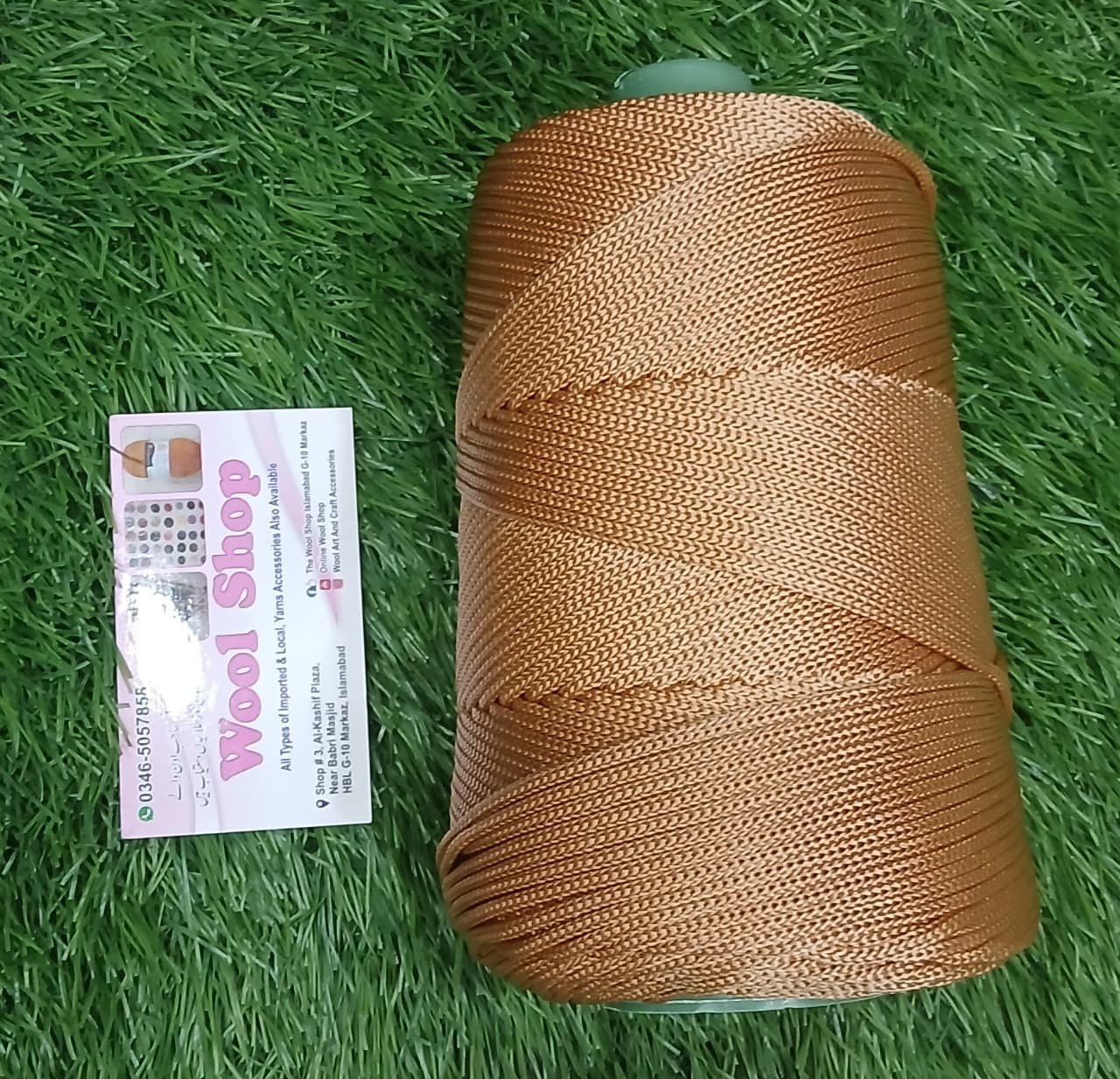 Premium Shiny Macrame Thread – 250g Cone