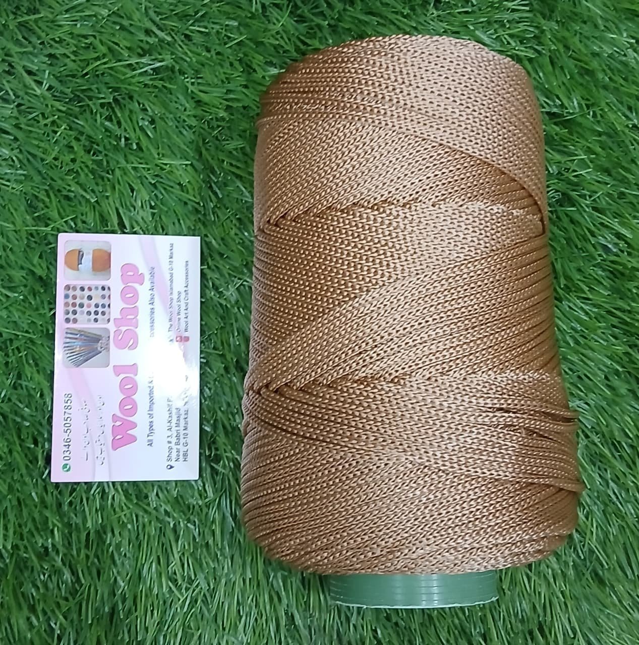Premium Shiny Macrame Thread – 250g Cone