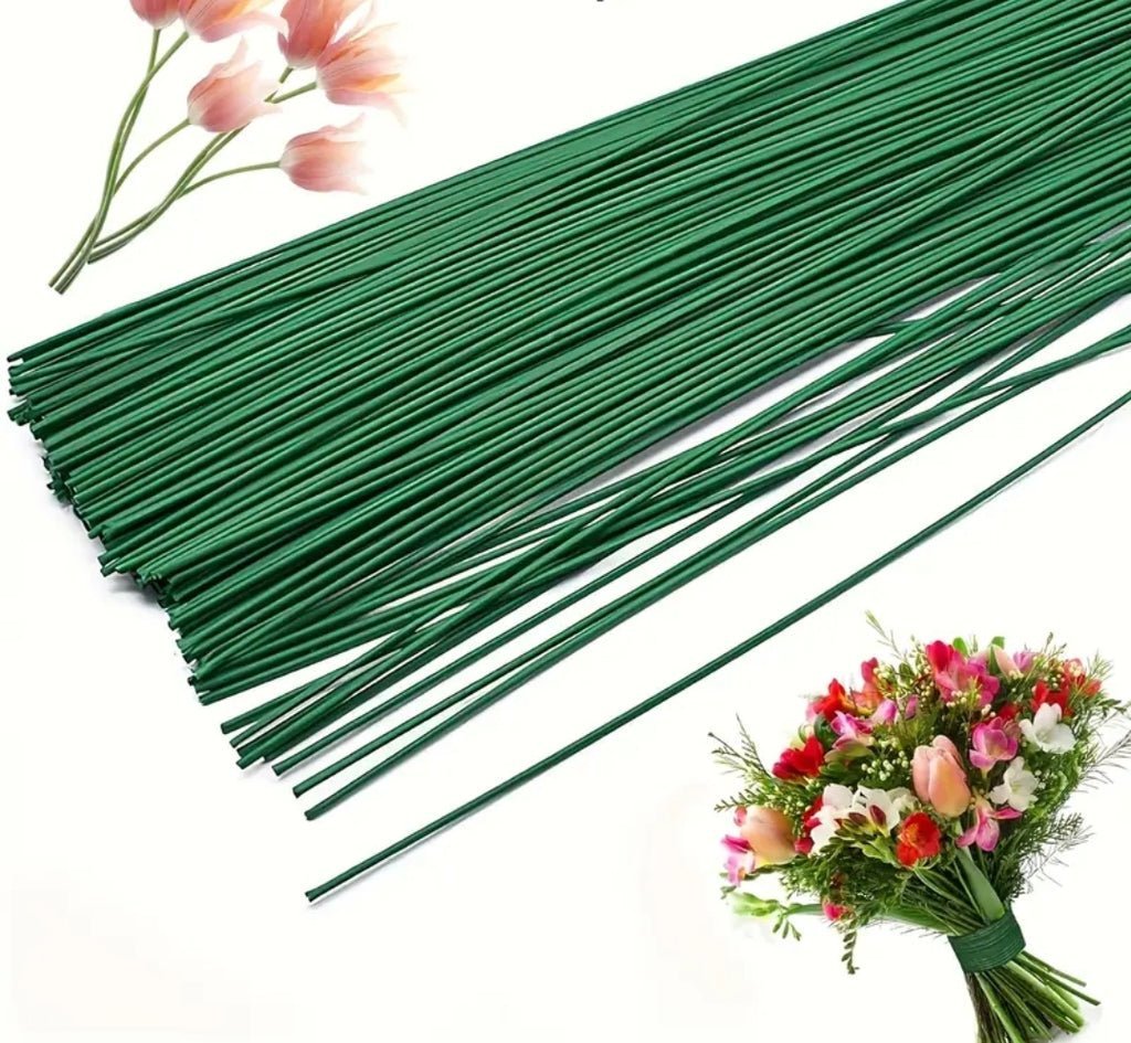Green Flower Making Stems – 20 Pcs Set