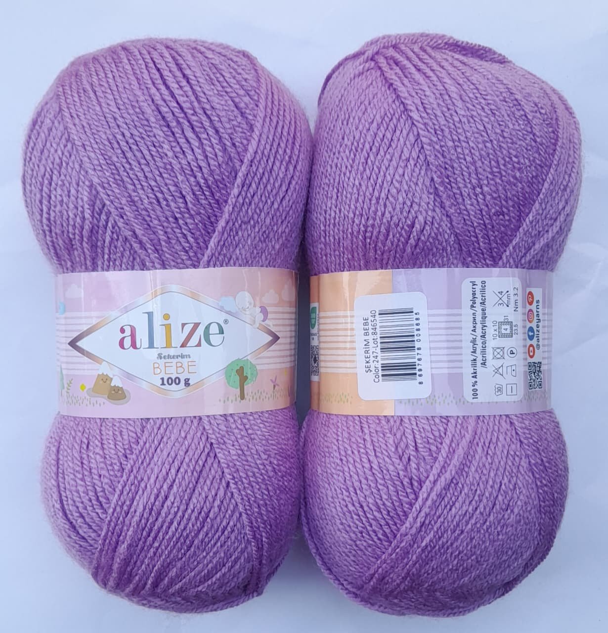 Alize Bebe Sekerim – 100g | Colour No 247