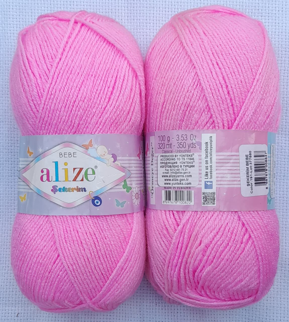 Alize Bebe Sekerim – 100g | Colour No 191